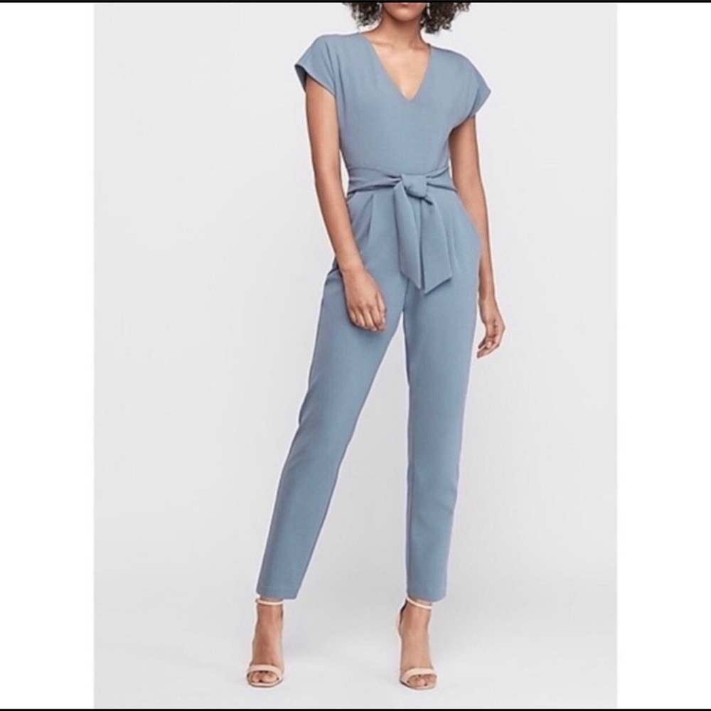 Express light blue jump suit brand new